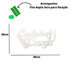 Cantinho Da Cerveja Em Mdf Branco