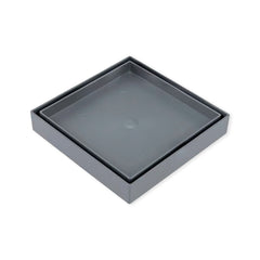 Ralo Oculto Invisível 15x15cm - Inteligente e Elegante - Cinza