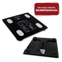 Balança Digital Bioimpedância Bluetooth