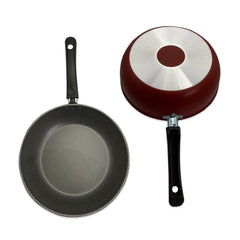 Wok Antiaderente 24cm Vermelha