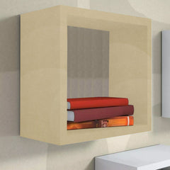 Kit 3 Nicho Decorativo 15x15x15 Cm Natural Em Mdf