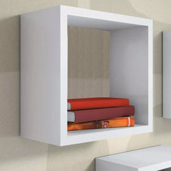 Kit 3 Nicho Decorativo 30x30x15 Cm Branco Em Mdf