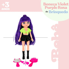 Boneca Violet Purple 30cm com acessórios