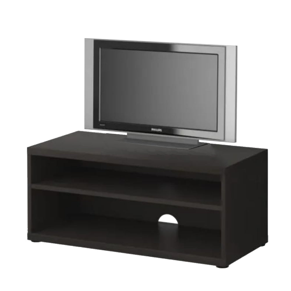 Rack Preto 32" MDF - Sofisticação e Organização.