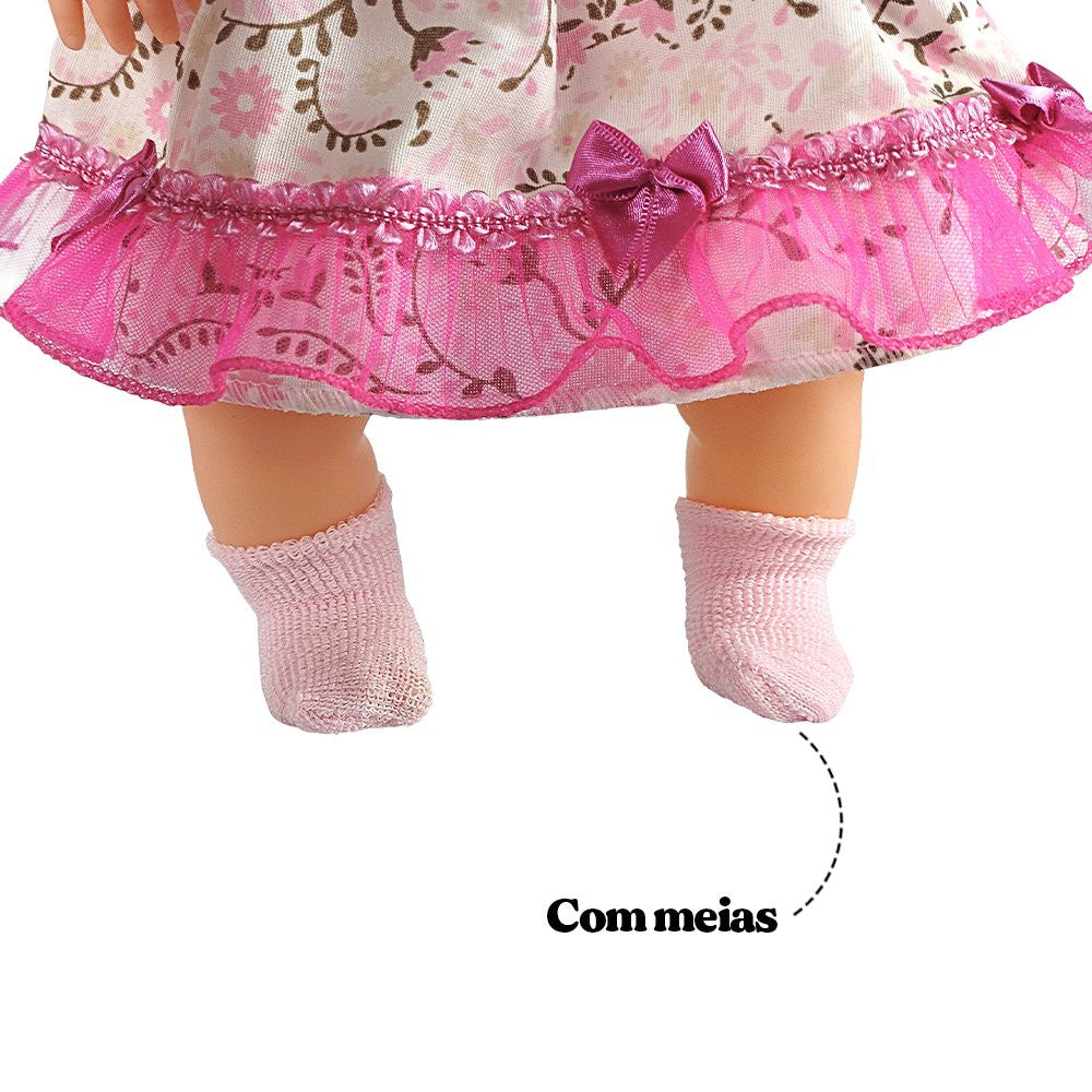 Boneca Anjos Baby Castanho