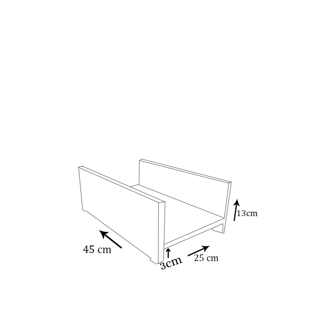 Suporte Para Cpu Madeirado Em Mdf