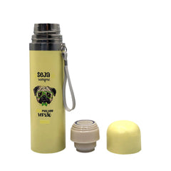 Garrafa Color Inox 480ml - Amarelo