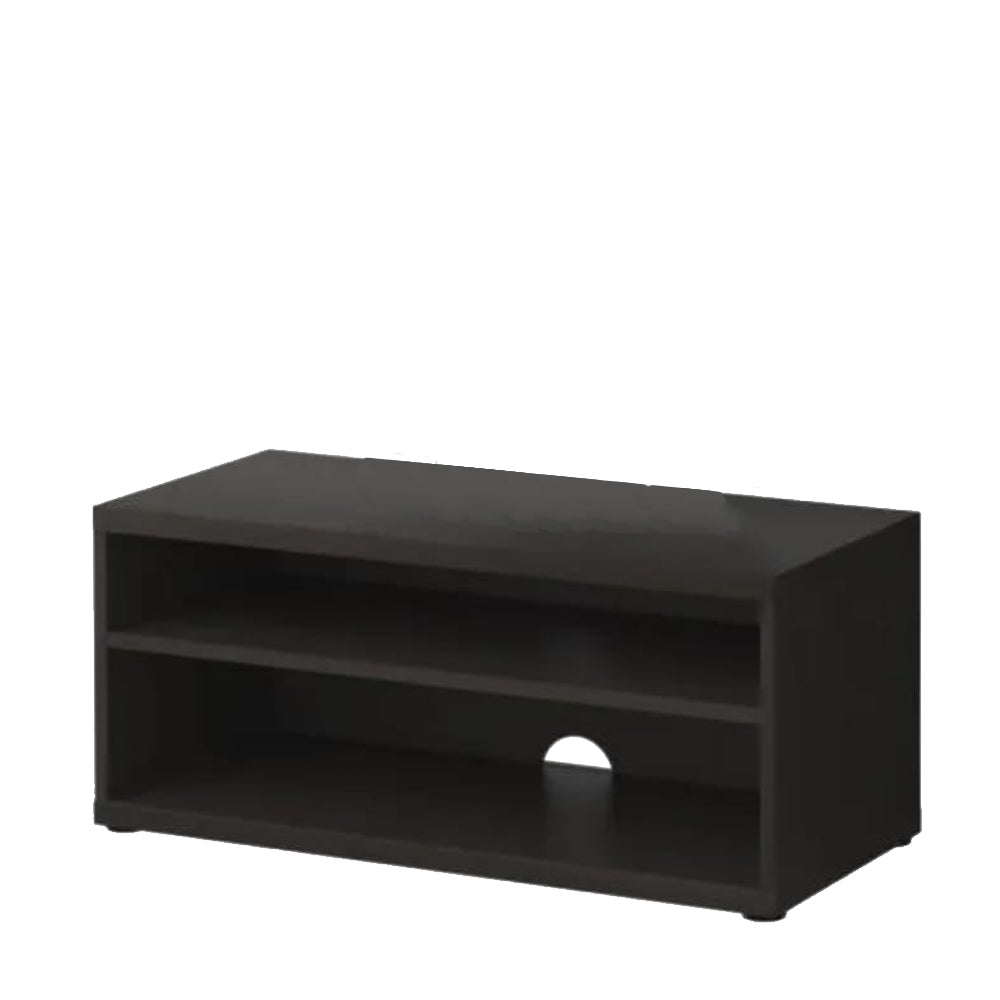 Rack Preto 32" MDF - Sofisticação e Organização.