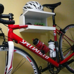 Suporte Para Bike Em Mdf Branco