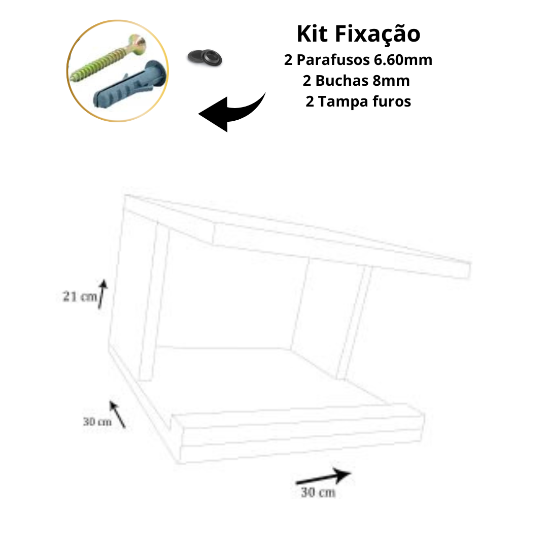 Suporte Para Bike Em Mdf Preto