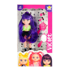 Boneca Violet Purple 30cm com acessórios