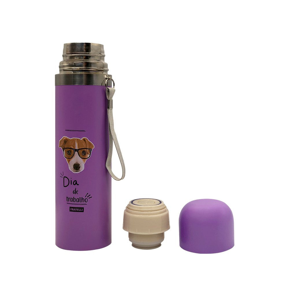 Garrafa Color Inox 480ml - Roxo