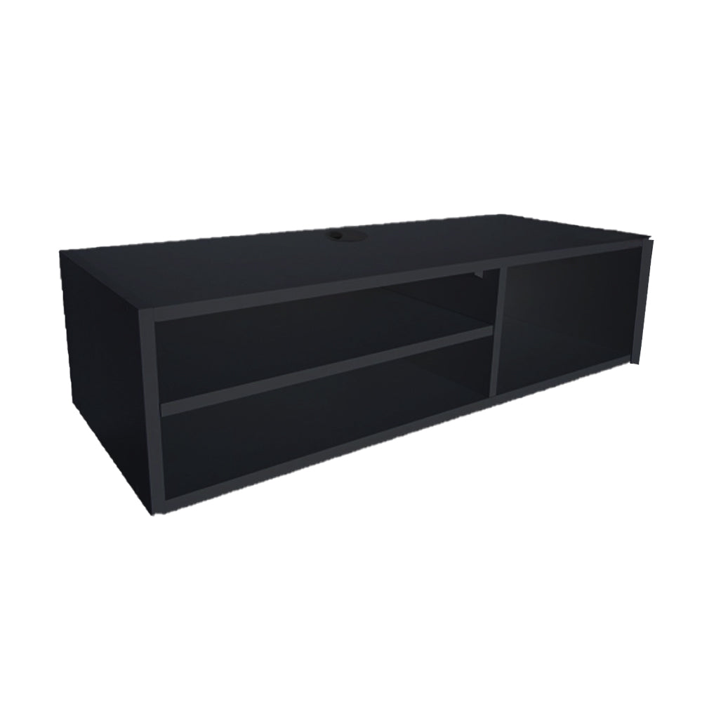 Rack Suspenso Preto - MDF 15mm