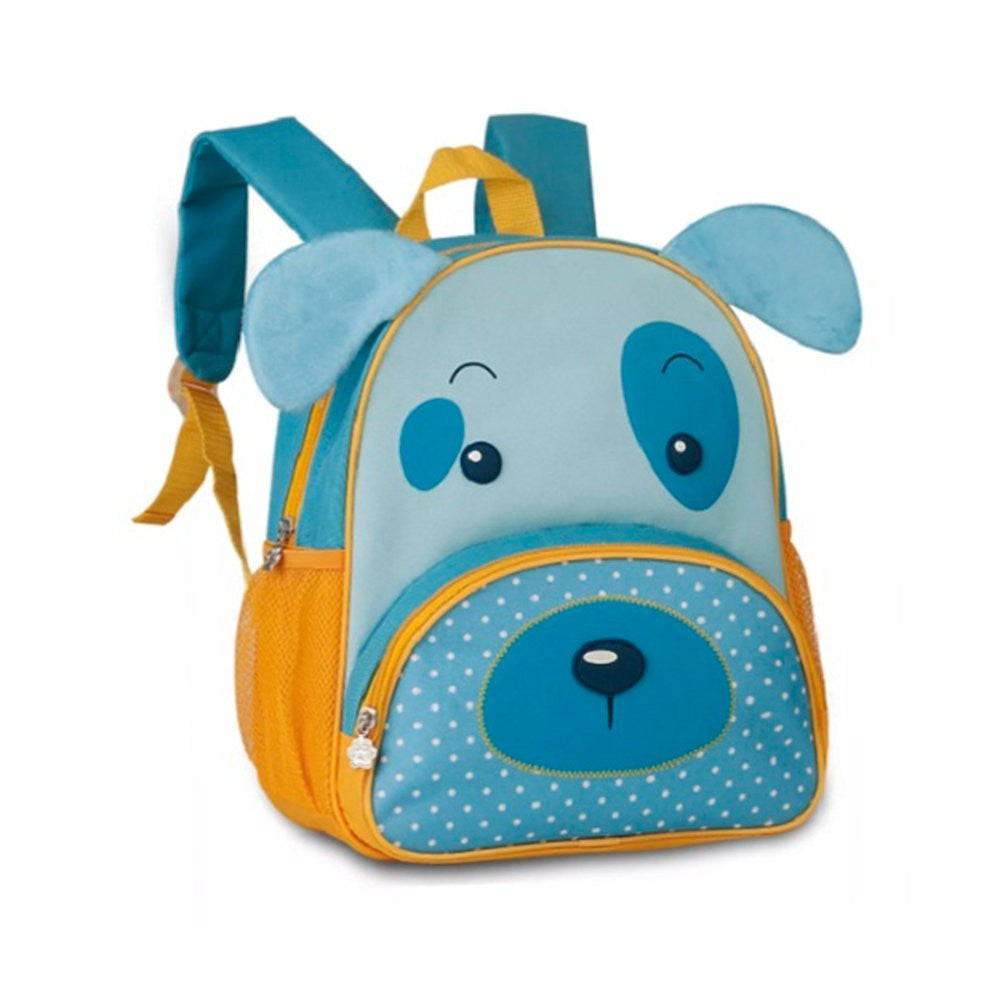 Mochila Aventura Colorida - Cachorro Azul