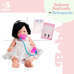 Boneca Bebê Reborn Batizado