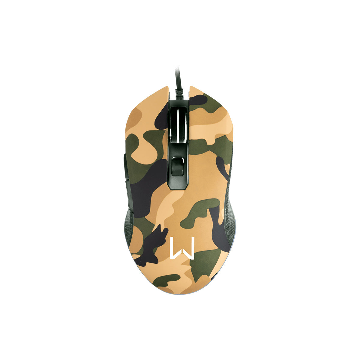 Combo Gamer Kyler Warrior - Teclado e Mouse, LED Branco, Camuflado - TC249